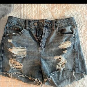 Garage Women's Blue Denim Shorts
